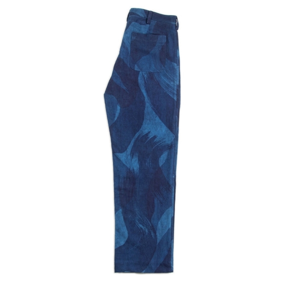 INDI + ASH ISAAC PANT - INDIGO PAINTBRUSH CAMO - Picture 2 of 14